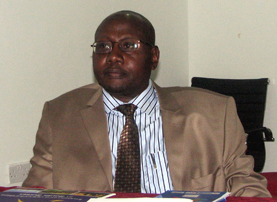 The Commerce, Industry and Investment Deputy Minister Kengen Jakor Beyo while attending the launch in Juba [©Gurtong/ Lopu Moses]