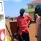Customers get served at the Nile Petroleum station in Wau [Â©Gurtong/ James Deng]