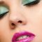 Summer Makeup Idea: Bright Lips and Dramatic Eyes