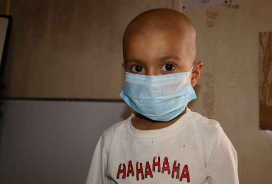A Basra child fighting against leukaemia A Basra child fighting against leukaemia