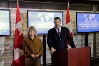 Canadas Foreign Affairs Minister, John Baird & Minister of State of Foreign Affairs, Diane Ablonczy Canadas Foreign Affairs Minister, John Baird & Minister of State of Foreign Affairs, Diane Ablonczy