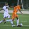 FC Edmonton's Kyle Porter fights for a ball against the Puerto Rico Islanders' Jared Van Schaik in Bayamon on Wednesday evening. The two teams battled to 0-0 draw, the Eddies' first point of the season.
