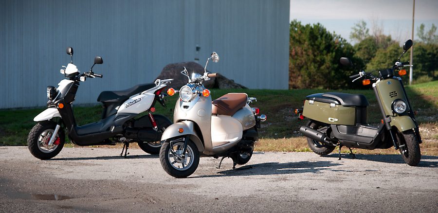 The 50cc scooters from Yamaha