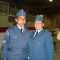 Harnoor Gill is posing with Captain Trisevyeni Kopsiafti-Parker on Annual Ceremonial Review and Change of Command at Milton Memorial Arena in Milton, Ontario on June 23, 2012