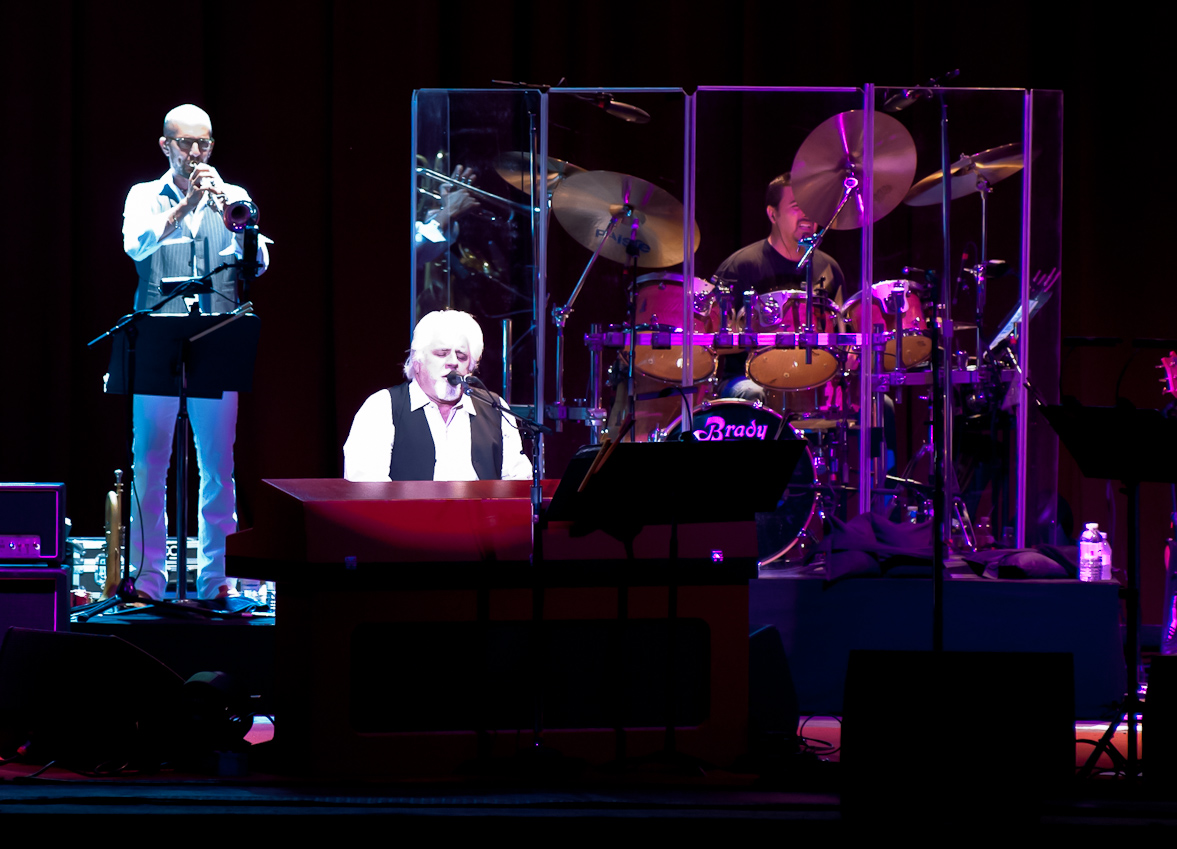 Michael McDonald playing the keys at the Molson Canadian Amphitheatre Michael McDonald playing the keys at the Molson Canadian Amphitheatre