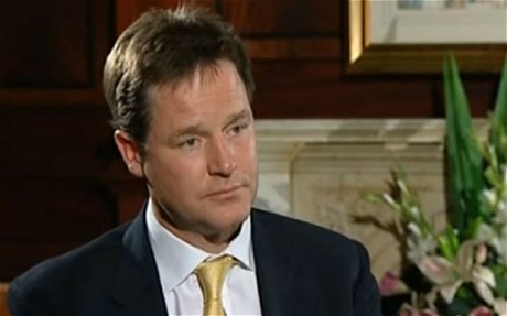 Deputy Prrime minister, Nick Clegg Deputy Prrime minister, Nick Clegg