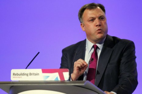 Shadow Chancellor, Ed Balls Shadow Chancellor, Ed Balls