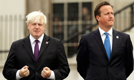 London Mayor, Boris Johnson with U.K. Prime minister, David Cameron London Mayor, Boris Johnson with U.K. Prime minister, David Cameron