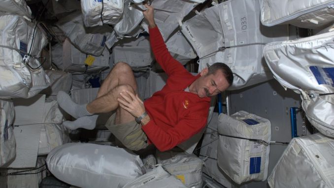 Hadfield Uploads Songs from Outer Space