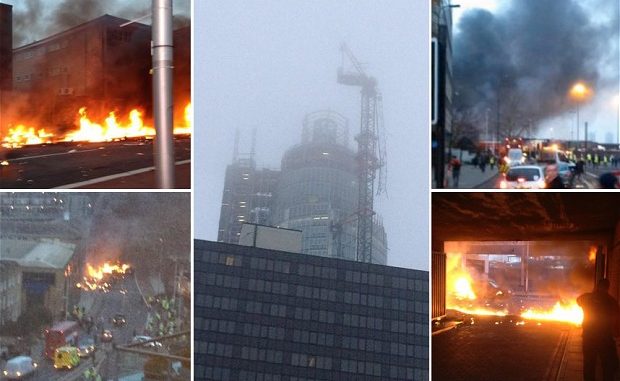 London helicopter crashed into Vauxhall building – 2 dead and 9 injured London helicopter crashed into Vauxhall building – 2 dead and 9 injured
