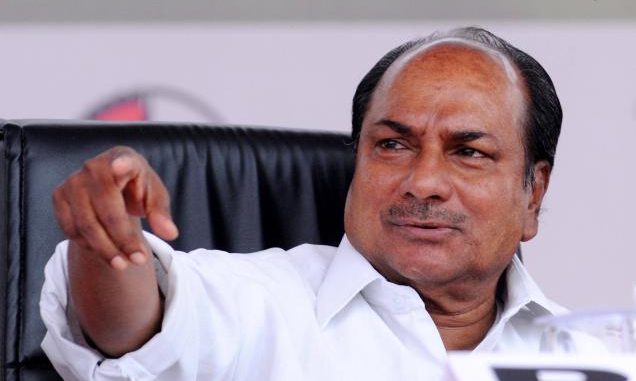 Defence Minister Antony rephrases his statement for opposition parties