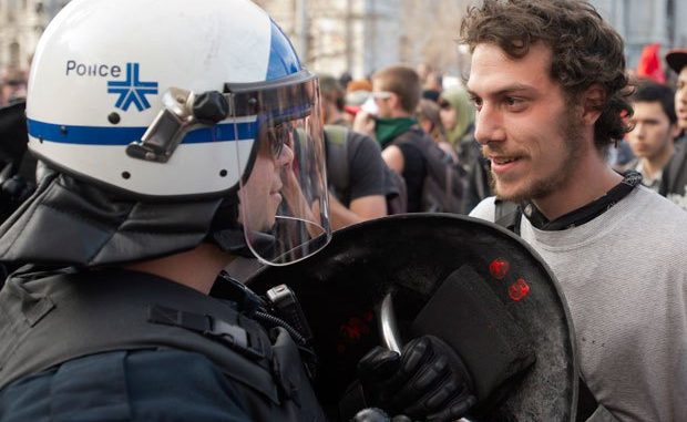 Almost 500 Arrested in Montreal from Protests against Corruption