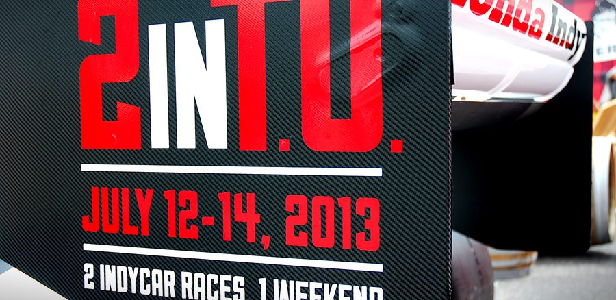 A Canadian IndyCar double header, the 2013 Honda Indy Toronto