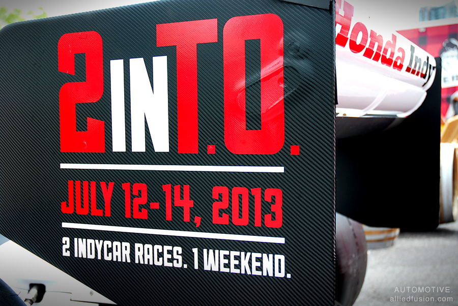 A Canadian IndyCar double header, the 2013 Honda Indy Toronto A Canadian IndyCar double header, the 2013 Honda Indy Toronto