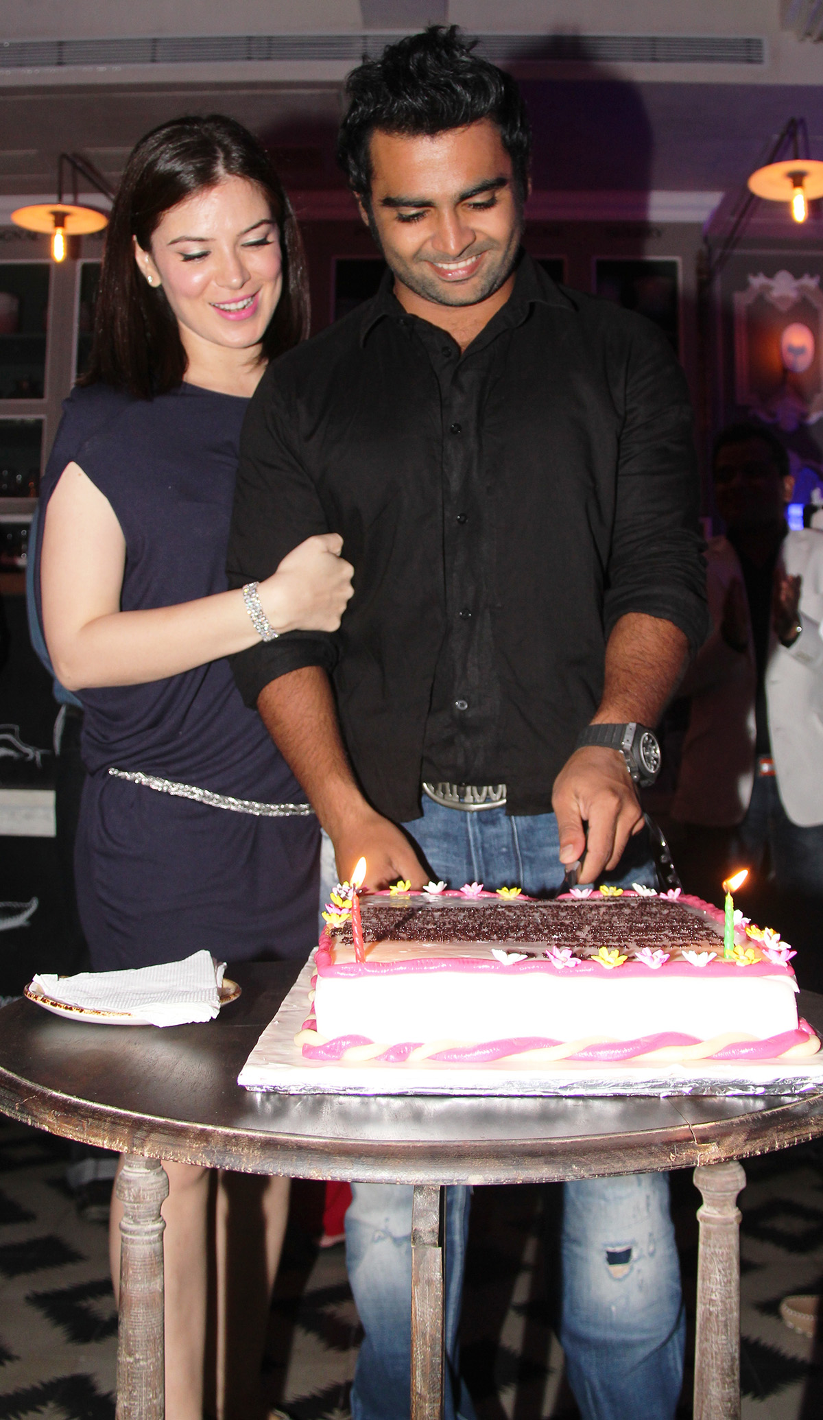 images_Cinema_Masala_Raina Joshi and Sachiin Joshi 2 at Sachiin Joshis birthday bash