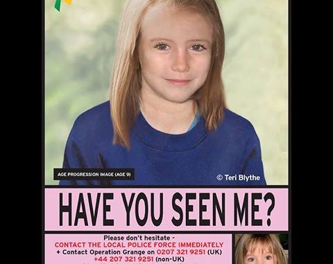 Missing British child Madeleine McCann Missing British child Madeleine McCann