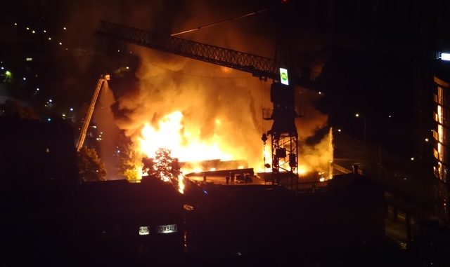 Massive New West Fire Consumes Landmark Heritage Building