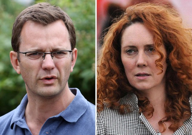 Andy Coulson and Rebekah Brooks Andy Coulson and Rebekah Brooks
