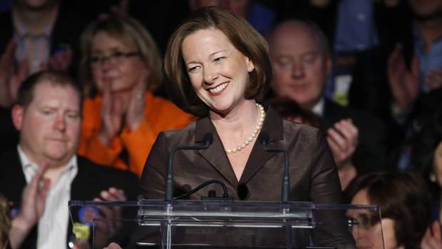 Redford Sells Alberta Economy before Leadership Vote