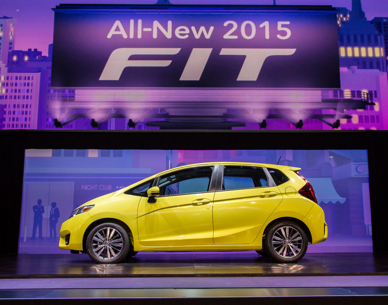 2015 Honda Fit is unveiled at the North American International Auto Show in Detroit, MI 2015 Honda Fit is unveiled at the North American International Auto Show in Detroit, MI