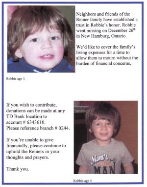 Trust Fund Established to Help Family of Missing New Hamburg Boy