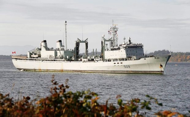 Extreme Weather Prevents Attempt to Tow Fire-Damaged HMCS Protecteur Extreme Weather Prevents Attempt to Tow Fire-Damaged HMCS Protecteur