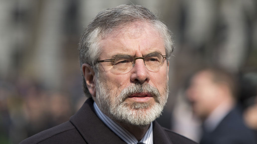 Sinn Féin leader Gerry Adams Sinn Féin leader Gerry Adams