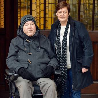 Jane Nicklinson and Paul Lamb at the Supreme Court Jane Nicklinson and Paul Lamb at the Supreme Court