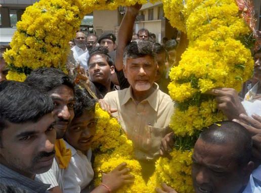Naidu As CM Of New Andhra Pradesh