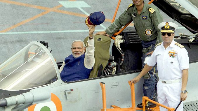 PM On-Board INS Vikramaditya