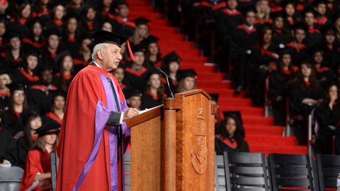 Noted Indo-Canadian Vim Kochhar addresses receiving an honorary doctorate of law degree from York Uni