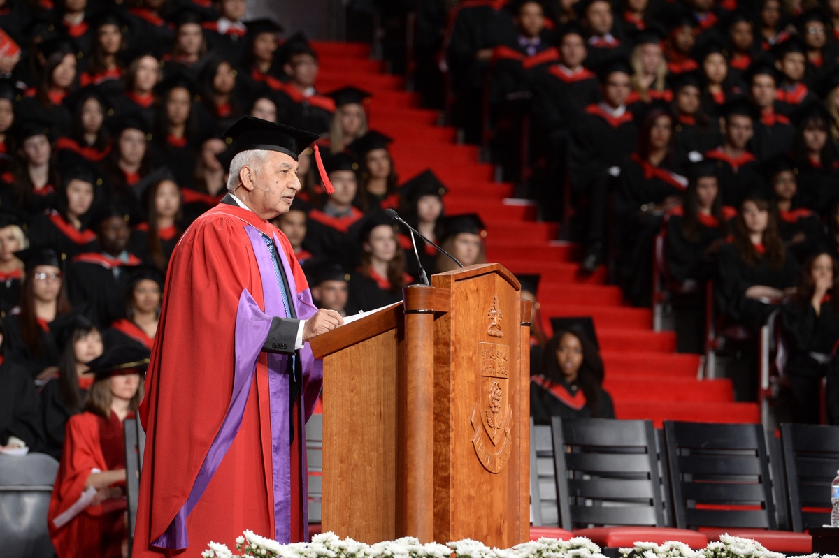 Noted Indo-Canadian Vim Kochhar addresses receiving an honorary doctorate of law degree from York Uni Noted Indo-Canadian Vim Kochhar addresses receiving an honorary doctorate of law degree from York Uni
