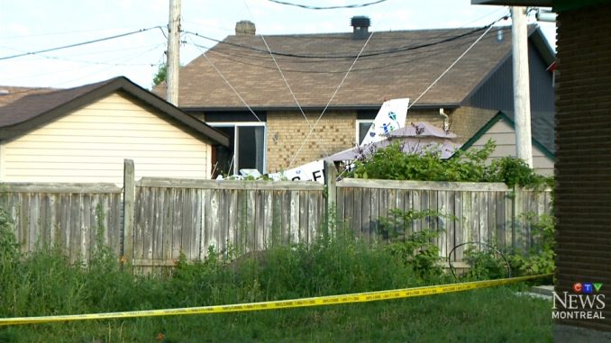 Quebec Teen Crashes Small Plane in Backyard Gazebo