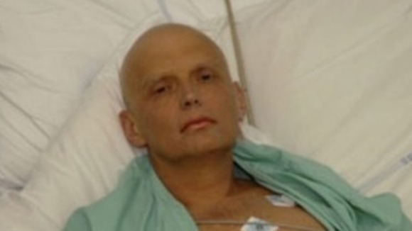 Alexander Litvinenko on his deathbed Alexander Litvinenko on his deathbed