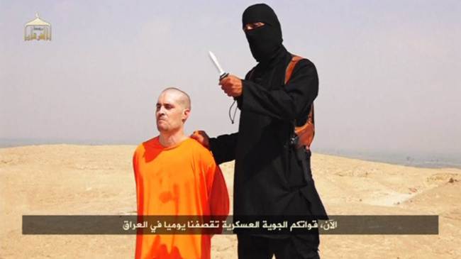 Apparent British Jihadist before killing U.S. journalist James Foley Apparent British Jihadist before killing U.S. journalist James Foley