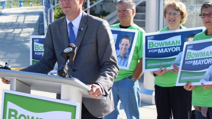 Winnipeg Mayor Hopefuls Take Opposite Sides on Rapid Transit Winnipeg Mayor Hopefuls Take Opposite Sides on Rapid Transit