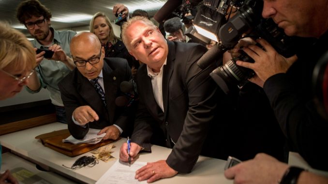 Doug Replaces Mayor Ford in Race, Says ‘Our Supporters Need Us to Continue’