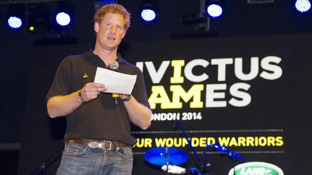 Prince Harry at the official launch of the Invictus Games Prince Harry at the official launch of the Invictus Games