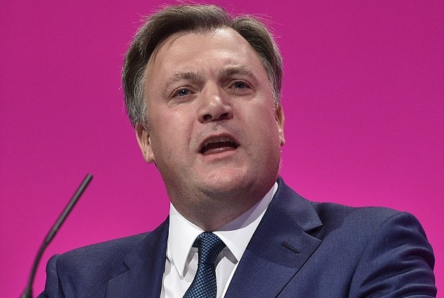 Shadow Chancellor Ed Balls