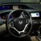The Android Auto developer kit being tested in a Civic outfitted with a prototype infotainment system at the Honda Developer Studio