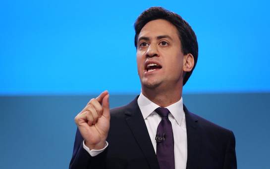 Labour leader Ed Miliband