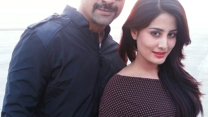 images_Cinema_Masala_Arjumman Mughal and Ajaz Khan on the sets of Ya Rabm - Pic 2