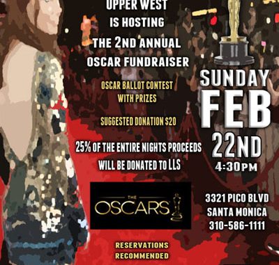 Upper West Restaurant Celebrates the Academy Awards with an Oscar Viewing Event! Patty Tedesco