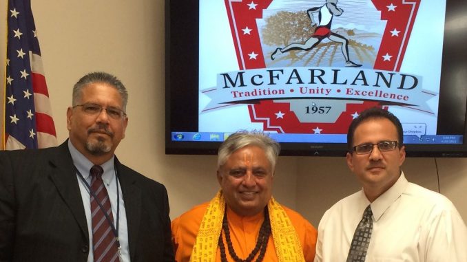 Just before McFarland CA City Council invocation Just before McFarland CA City Council invocation