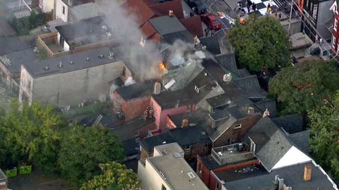 Two-Alarm Fire Engulfs Kensington Market Row House Two-Alarm Fire Engulfs Kensington Market Row House