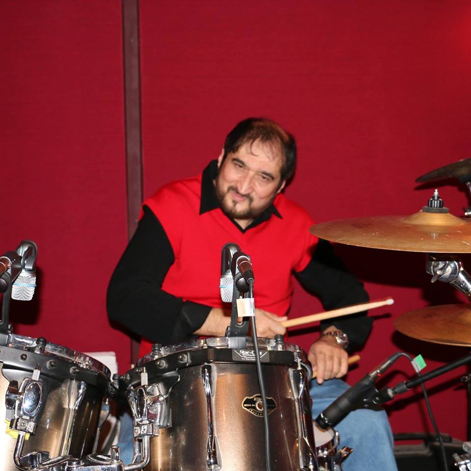 Nadeem Saifi playing state of the art orchestra drums