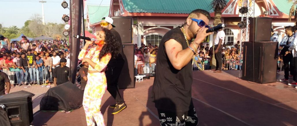 a musical holi for yo yo honey singh in dubai.