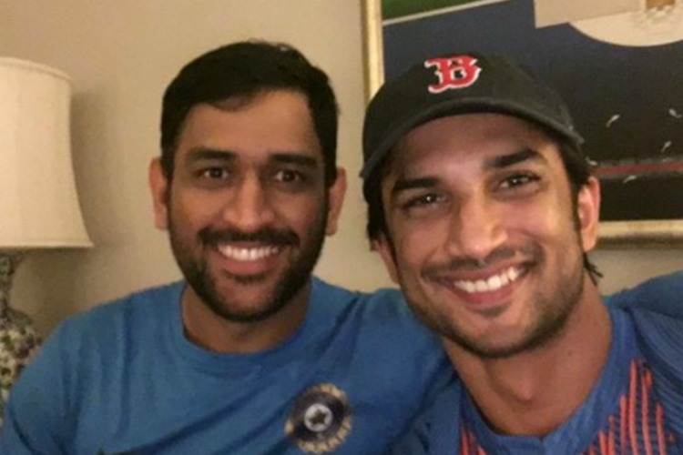 Dhoni and Suhant Singh Dhoni and Suhant Singh