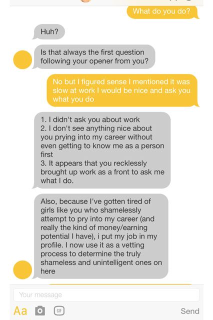 read this dating app’s amazing response to an annoying finance bro