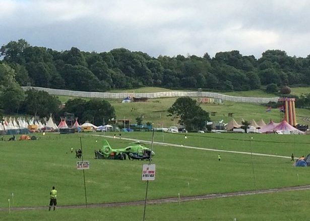 man burned at glastonbury fire dies at birmingham hospital